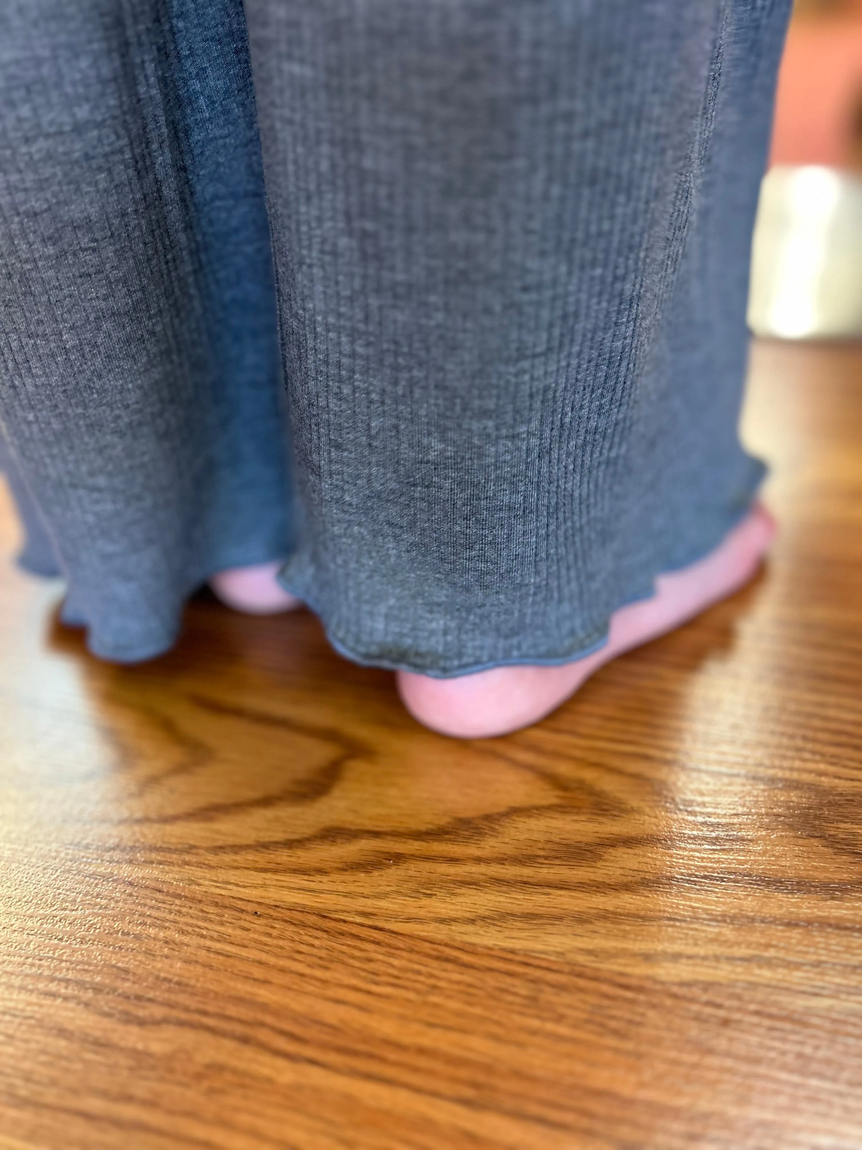 AC407 - Girls Rib Knit Wide Leg Pant