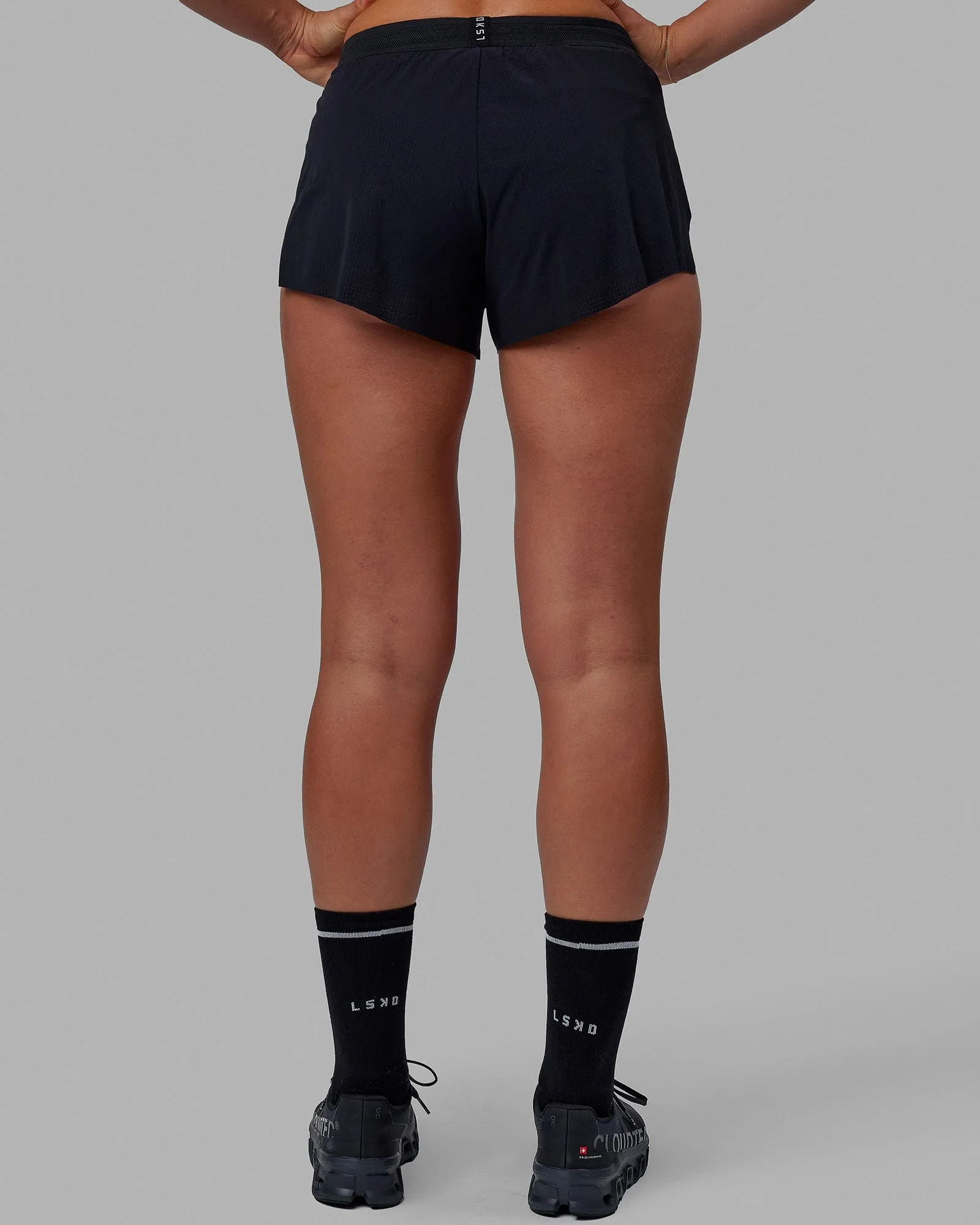 Accelerate 3" Run Shorts - Black