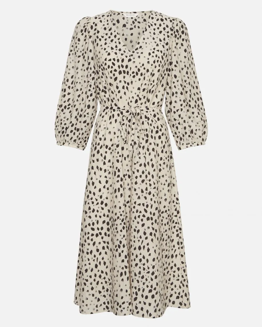 Angeline 3/4 Dress - Peyote Dot