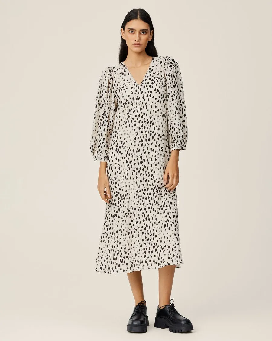 Angeline 3/4 Dress - Peyote Dot