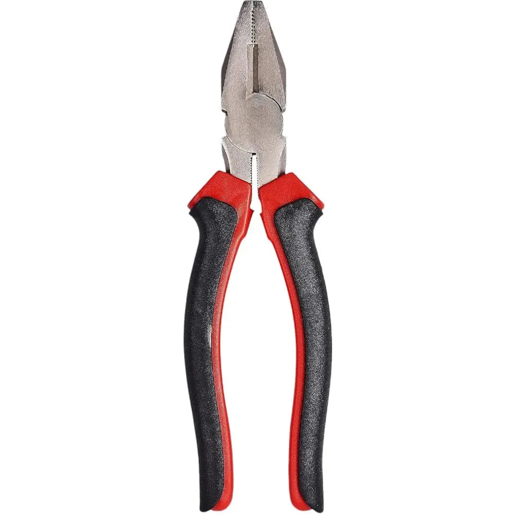 Combination Pliers PRO 8" (200mm) Carbon Steel Black Red - 3 Year Warranty