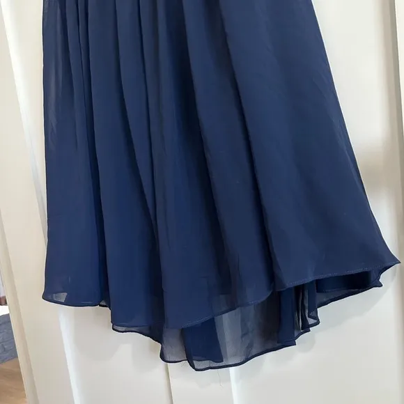 GB Gianni Bini Navy Blue Formal Dress, Small, High-Low Hem, Hoco, prom, formal