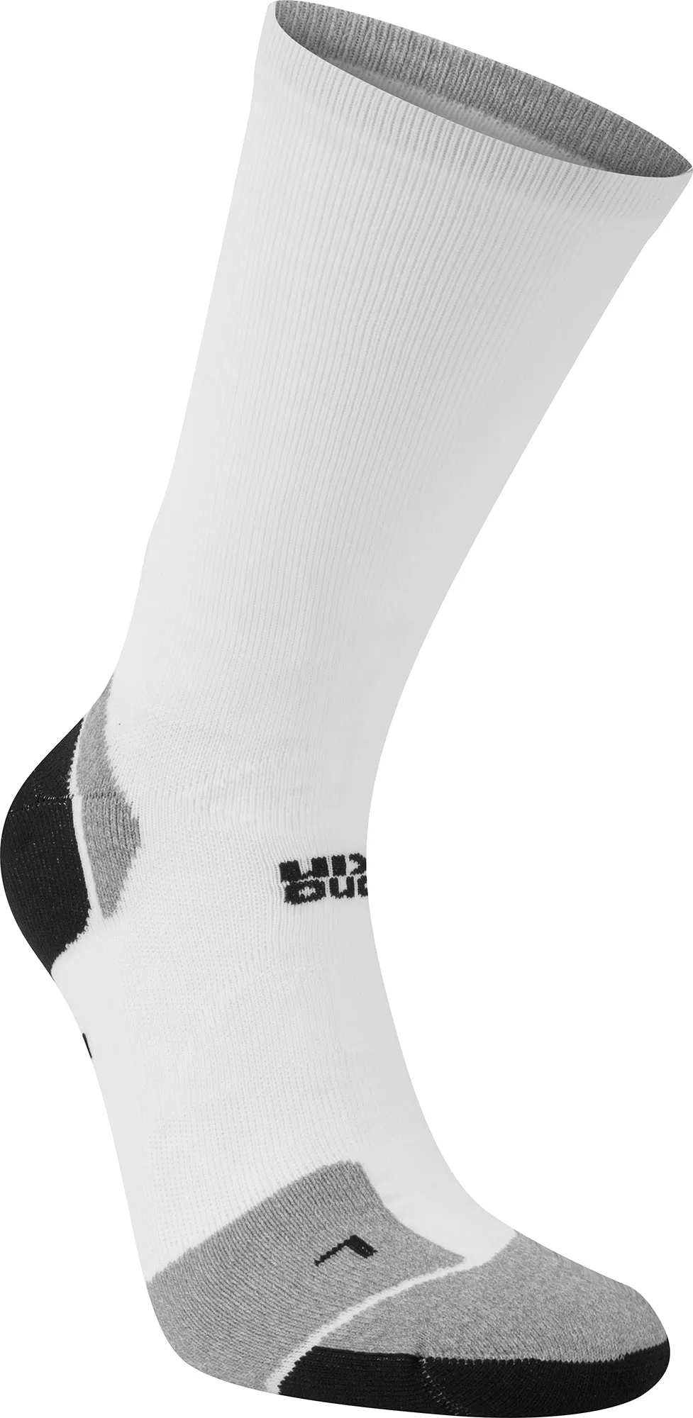 Hilly Marathon Fresh Crew Running Socks - White