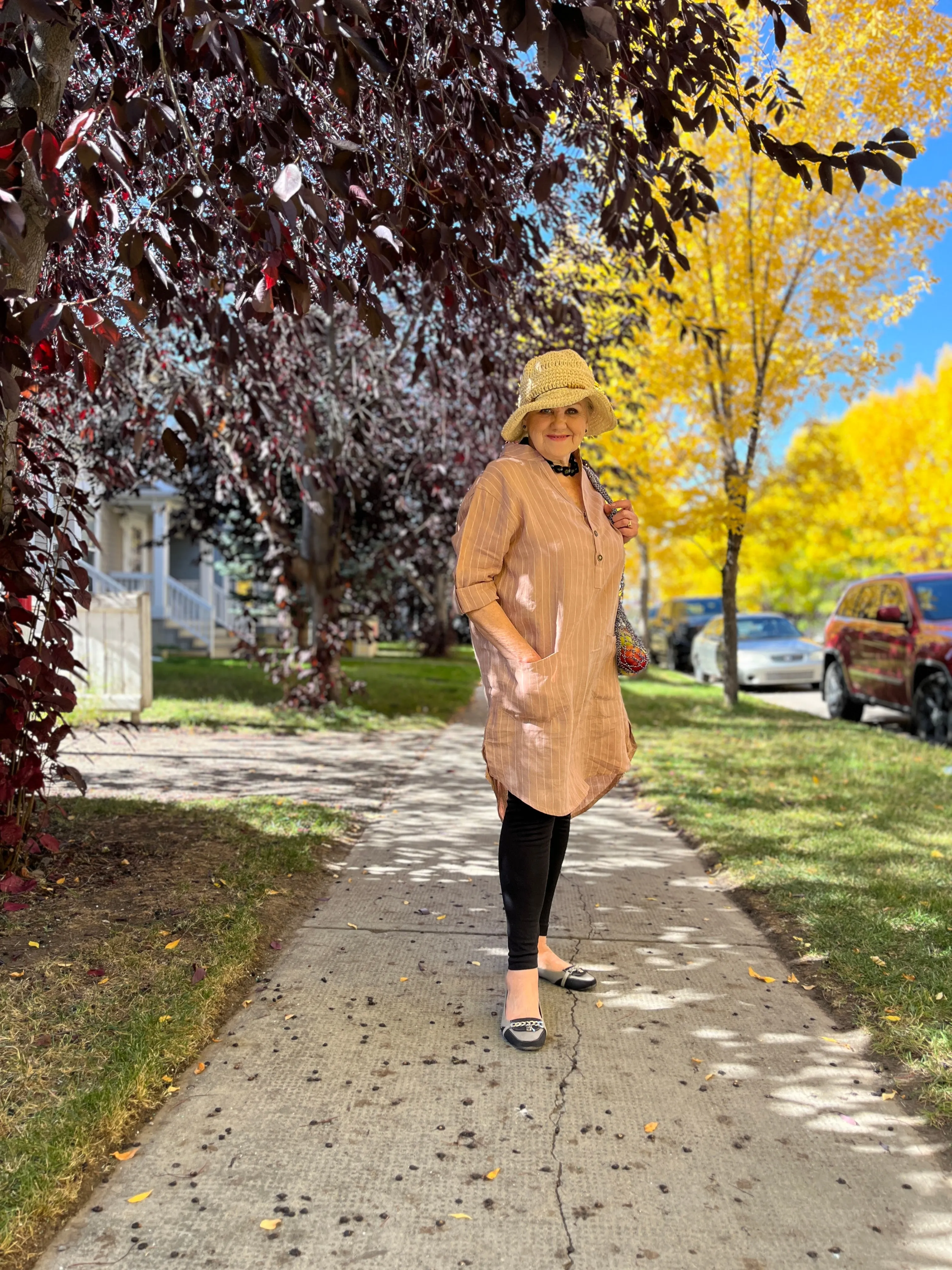 Linen Shirt Dress (Short Version)