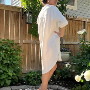Linen Shirt Dress (Short Version)