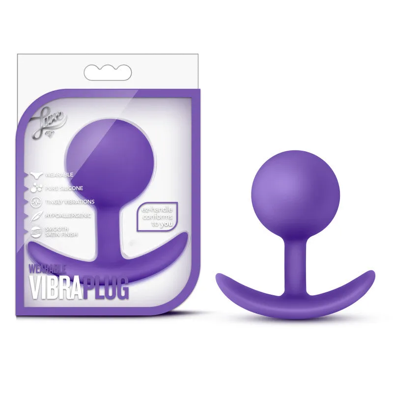 Luxe Wearable Vibra Plug - Purple