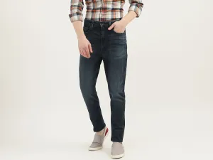 Men Solid Carrot Fit Jeans