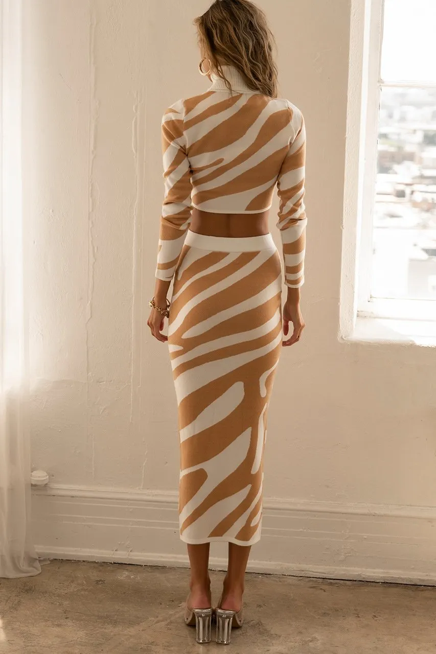 Perrie | Fashionable Striped Set