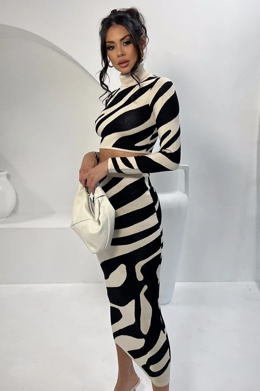 Perrie | Fashionable Striped Set