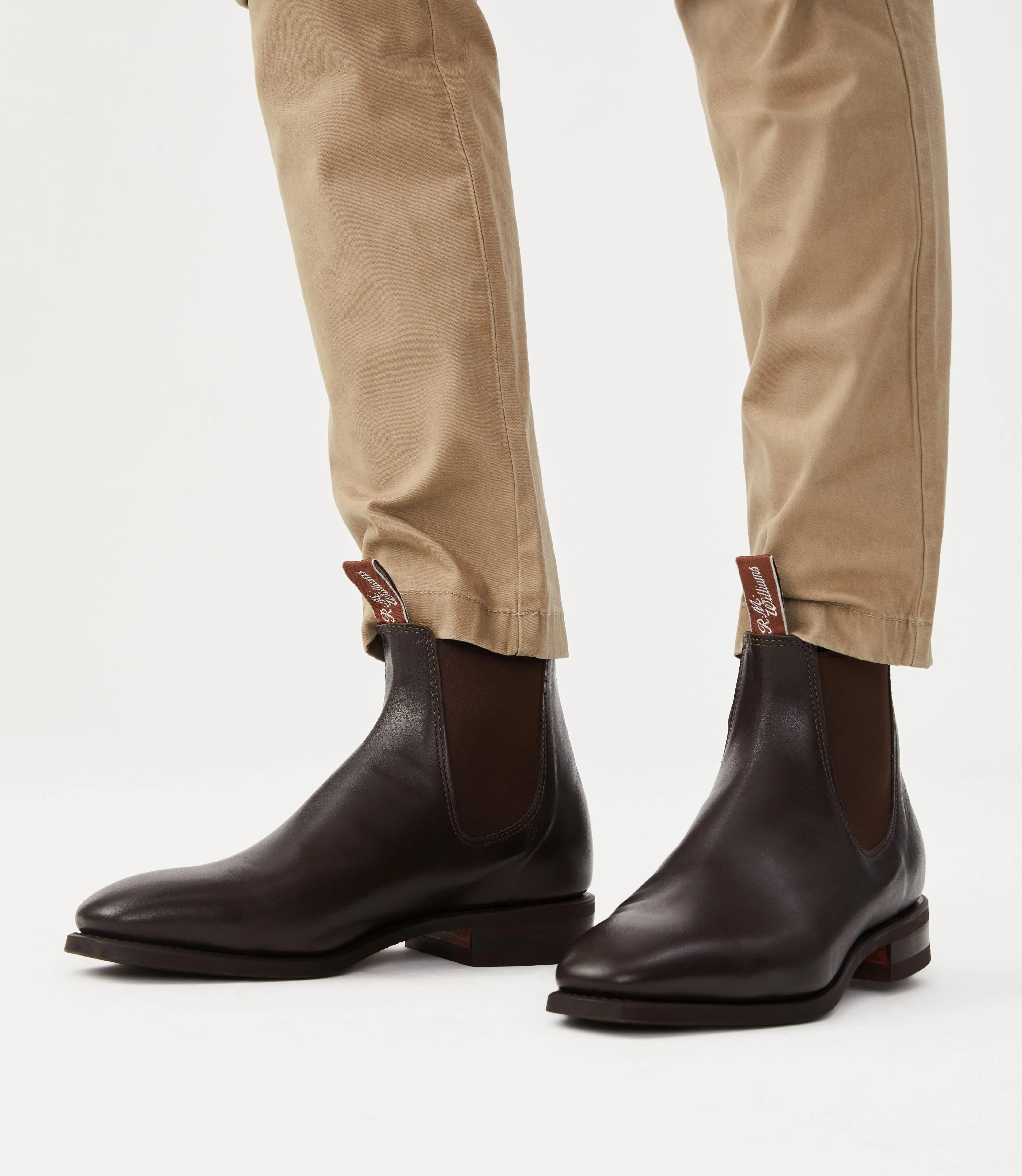 R.M. Williams Kangaroo Leather Comfort Craftsman - G Fit - Chestnut