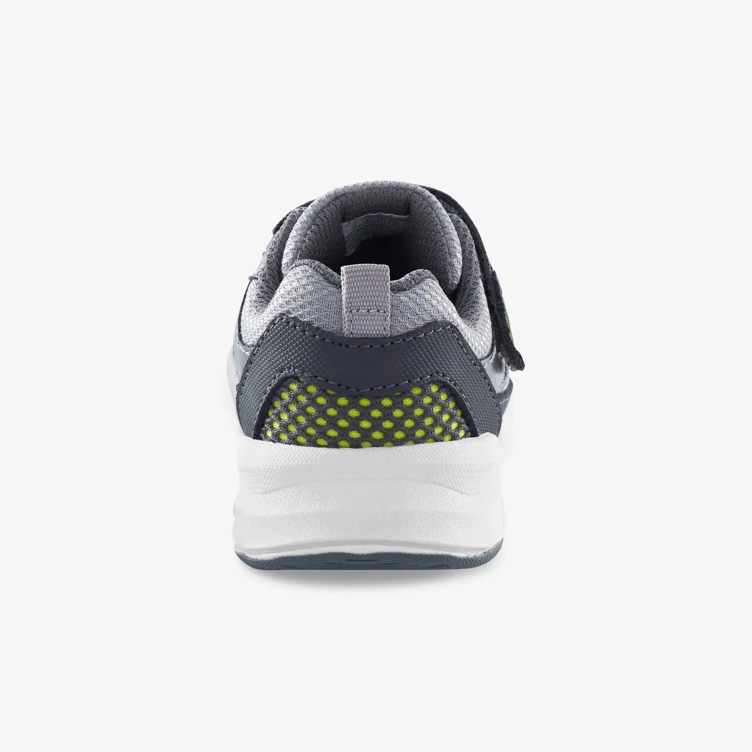 Stride Rite Light-Up Zips Cosmic Sneaker - Grey/Neon