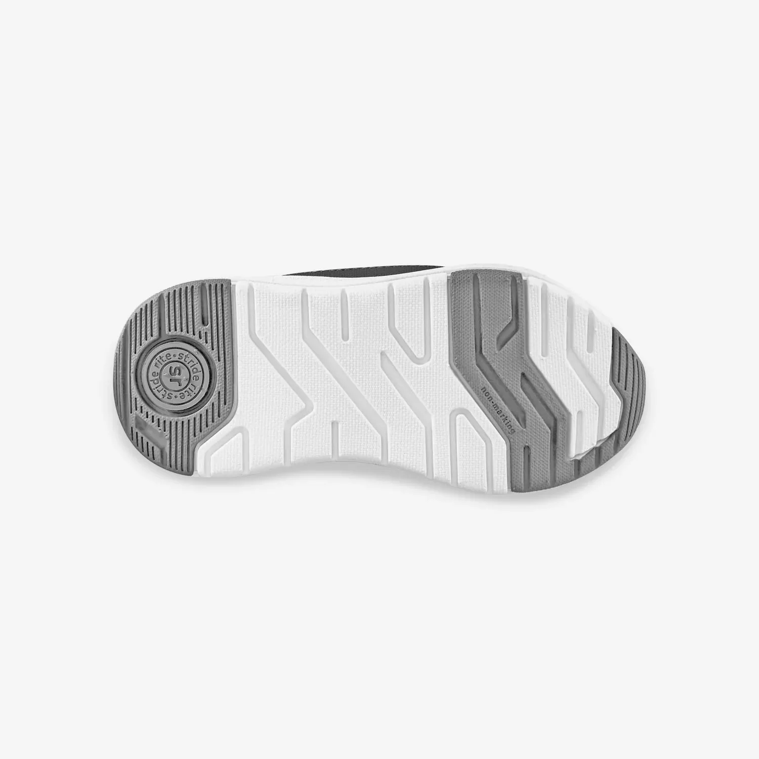 Stride Rite Light-Up Zips Cosmic Sneaker - Grey/Neon