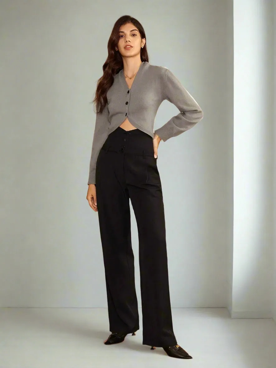 Tylon Wide-Leg Suit Pants