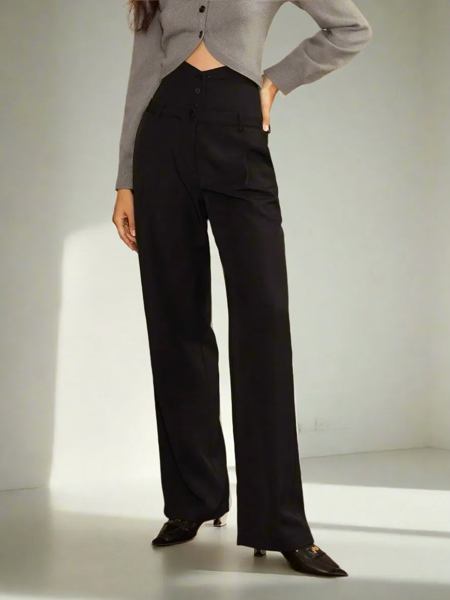 Tylon Wide-Leg Suit Pants