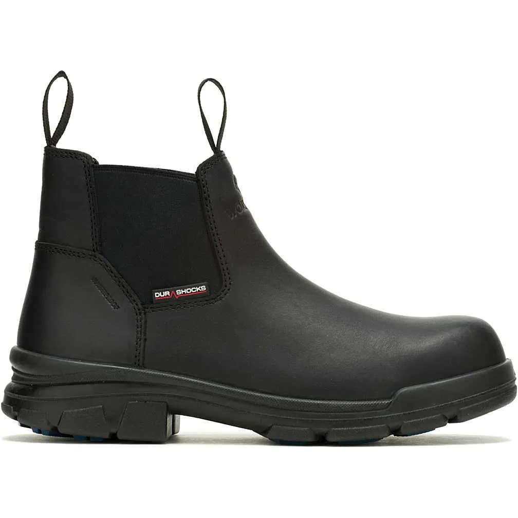 Wolverine Men's Durashocks Icon Comp Toe WP Romeo Work Boot -Black- W241166
