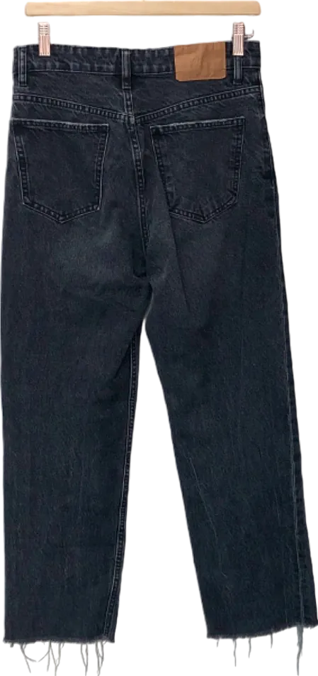 Zara Black Straight Leg Jeans UK 10